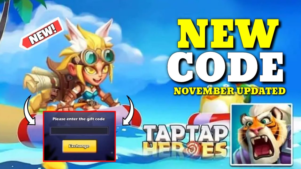 *NEW* TAP TAP HEROES GIFT CODE NOVEMBER 2022 || TAP TAP HEROES CODES 2022