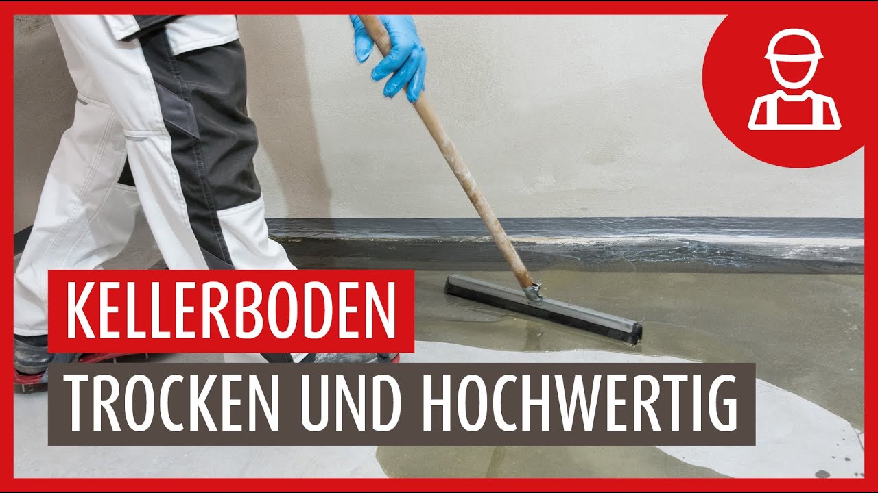 Kellerboden abdichten | Kisten und Kartons endlich wieder trocken lagern