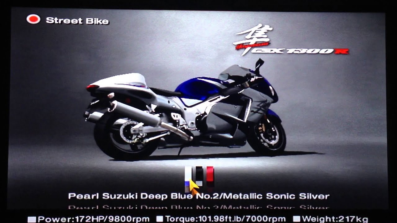 Tourist Trophy bike list