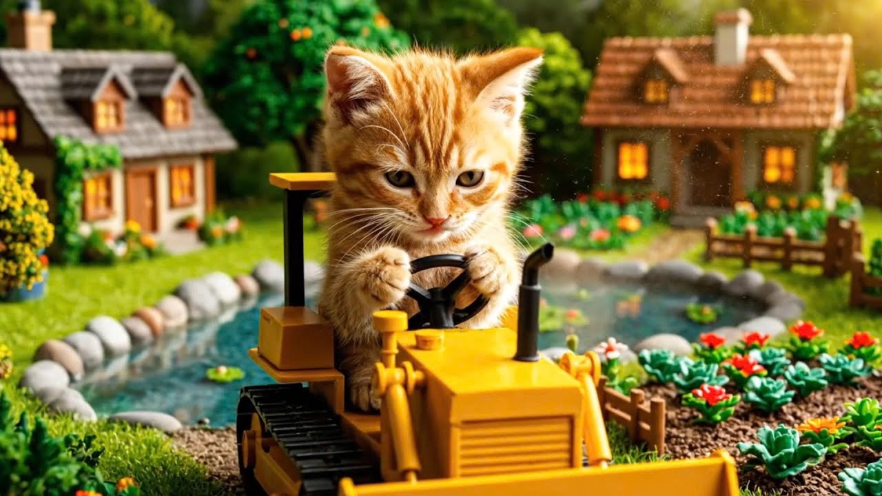 Beyond the Barn: The Heartfelt Journey of a Farm Mother Cat and Her Tiny Kitten