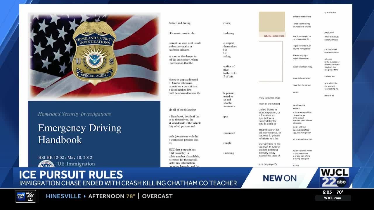 Deadly ICE pursuit raises questions about federal vs. local chase policies in Savannah