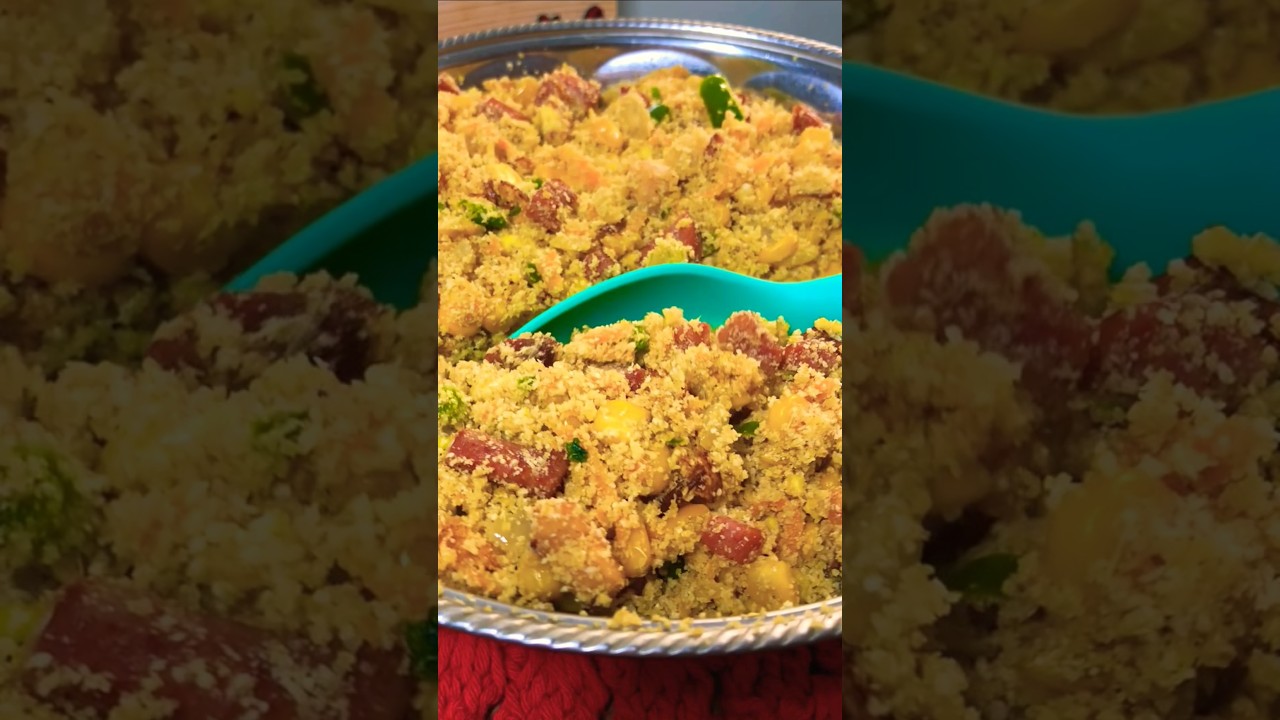 Farofa deliciosa bem molhadinha pro seu Natal #receitas #receita #farofa #receitafacil