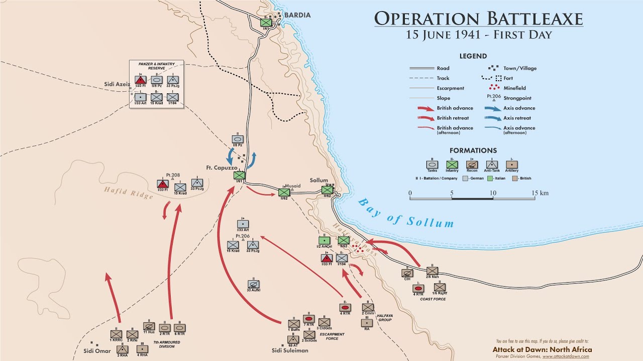 Attack at Dawn: North Africa - Operation Battleaxe (BETA Gameplay)