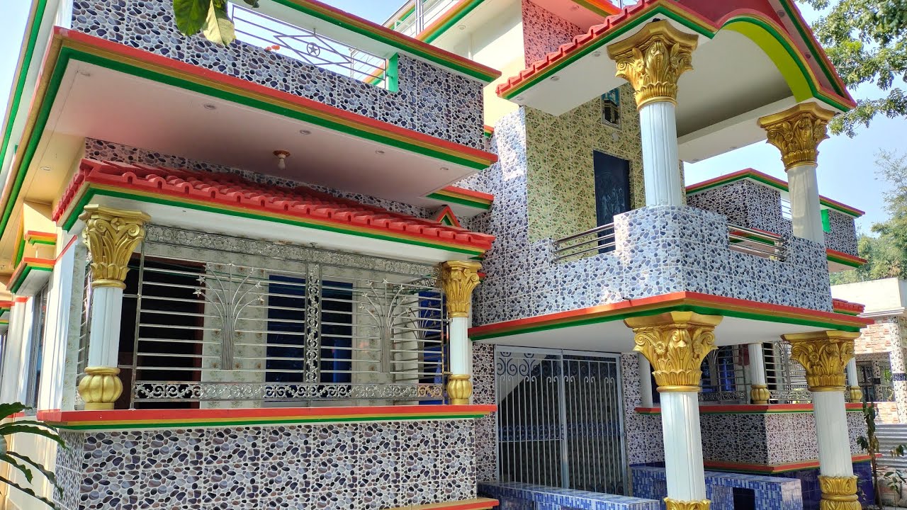 মাত্র ১০ লক্ষ টাকায় তিন রুমের খুবই সুন্দর ডিজাইনের বাড়ি