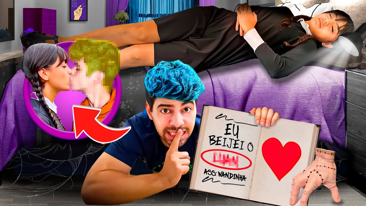 ENCONTREI O DIÁRIO SECRETO DA WANDINHA!! NÃO ACREDITO NO QUE VI!!