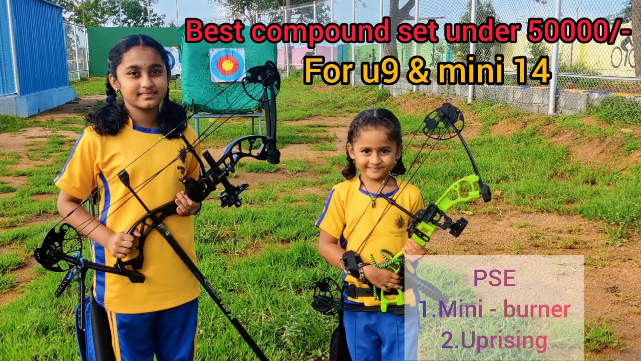 best beginner compound bow under 50000/- for under 9 & mini 14.