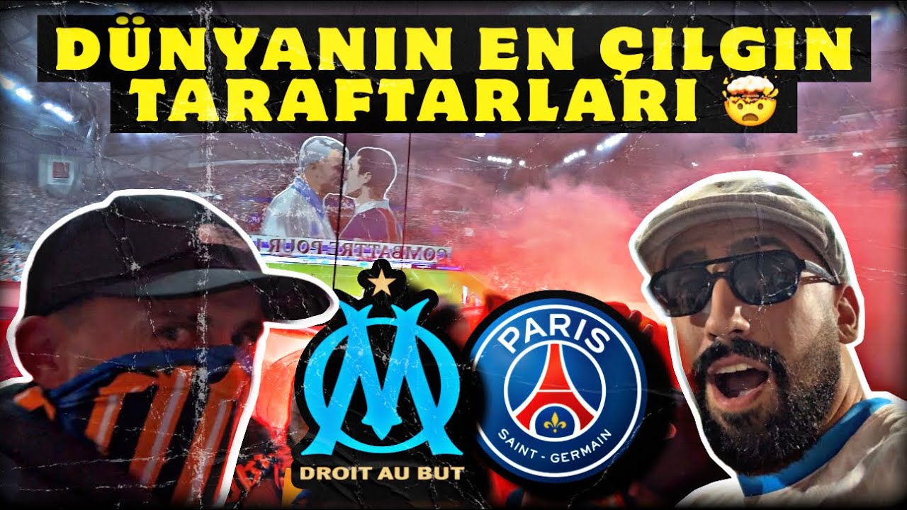 🇫🇷 FRANSA‘nın EN TEHLİKELİ MAÇINA GİTTİM❗🔥😱 Marsilya vs Paris Vlog #marseille #parissaintgermain