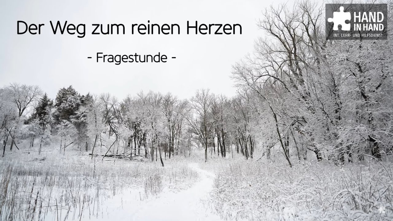 Der Weg zum reinen Herzen: Fragestunde