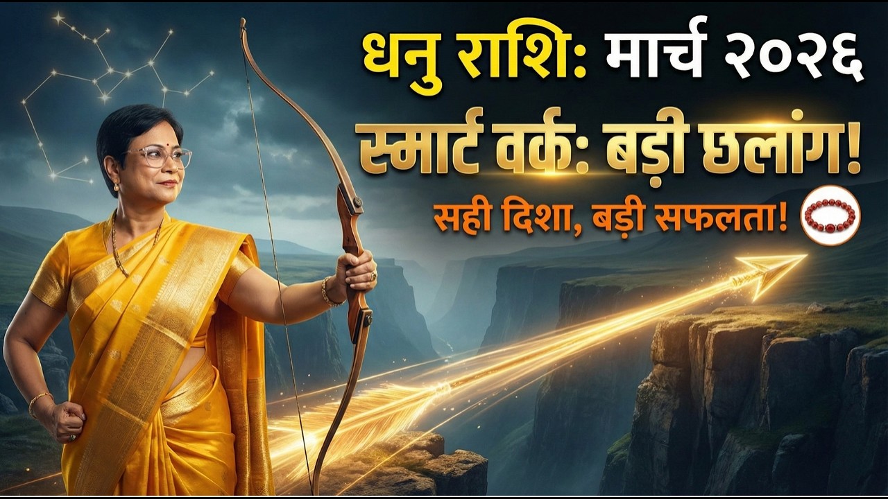Dhanu Rashi March 2026 Rashifal | धनु राशि मार्च २०२६ राशिफल | Sagittarius Monthly Horoscope