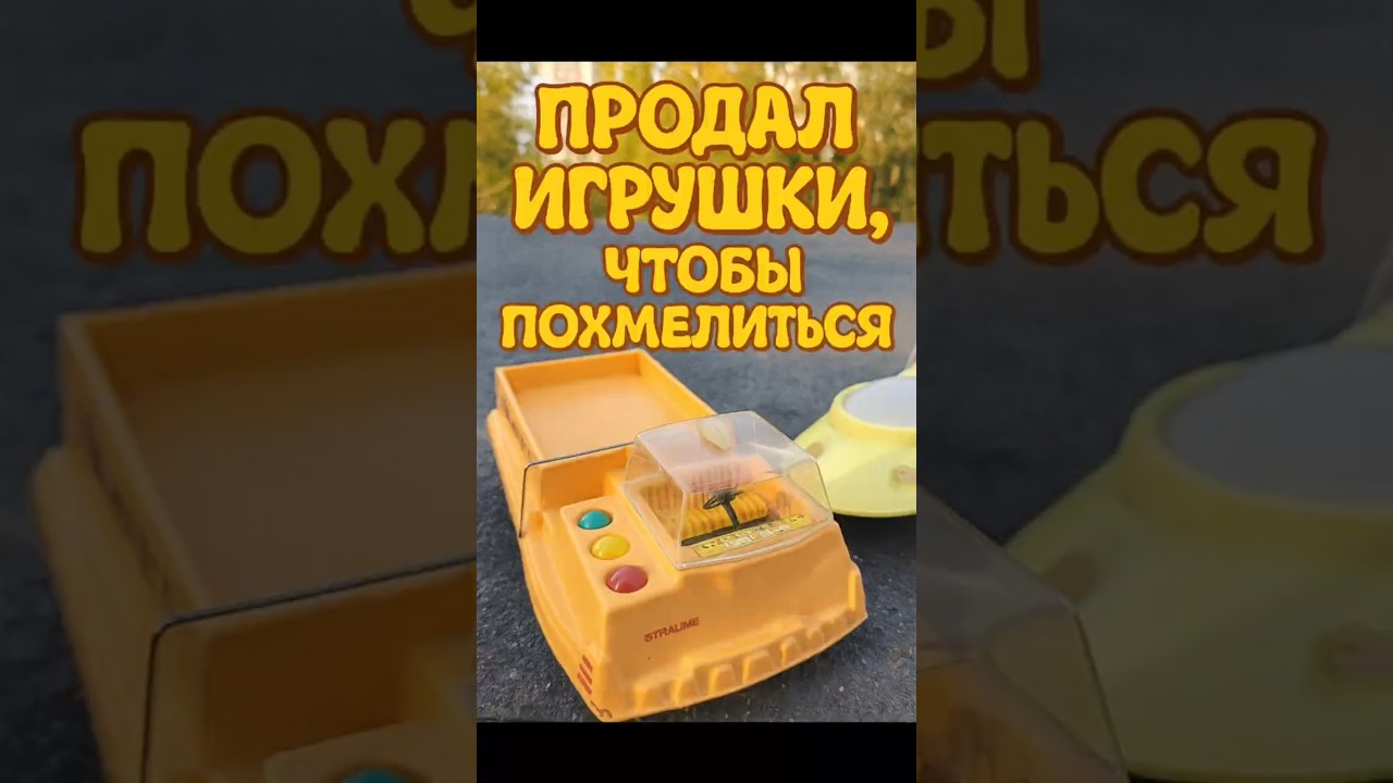 Продал интересные игрушки, чтобы похмелиться 