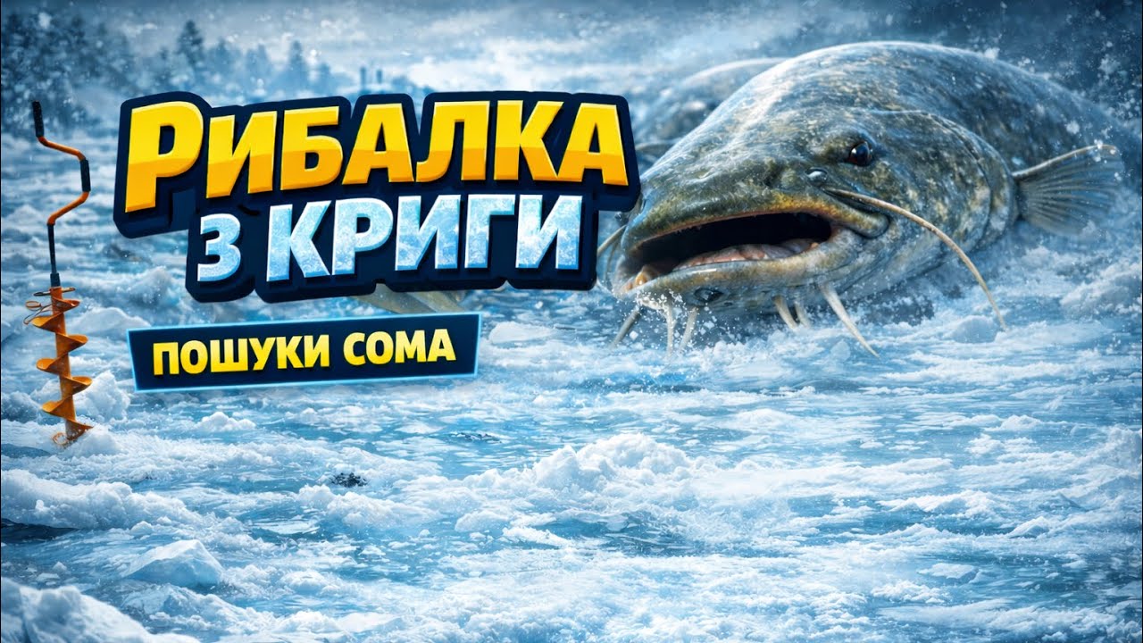 Зимова рибалка з льоду 2026 ❄️ Поїхали за Сомом