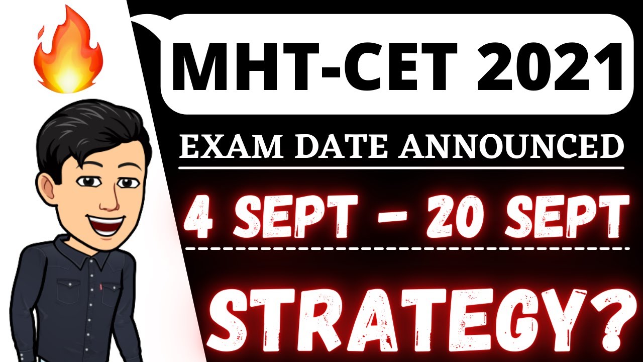 MHT CET 2021 🔥 MHT-CET 2021 Exam Dates Announced 🔥 Latest News & Update on #mhtcet2021