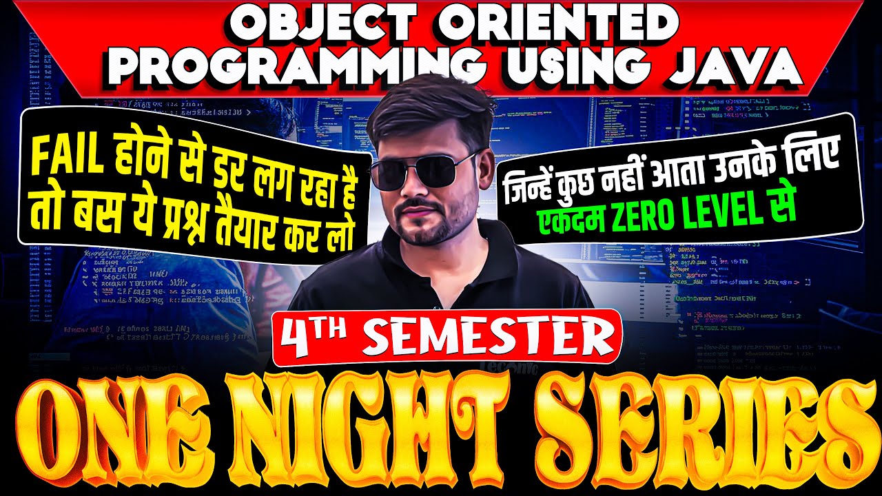 OOPs Java Programming 4th Semester Marathon Part-1 | Imp. Topics 2024 |By- Rahul Sir #astechnic