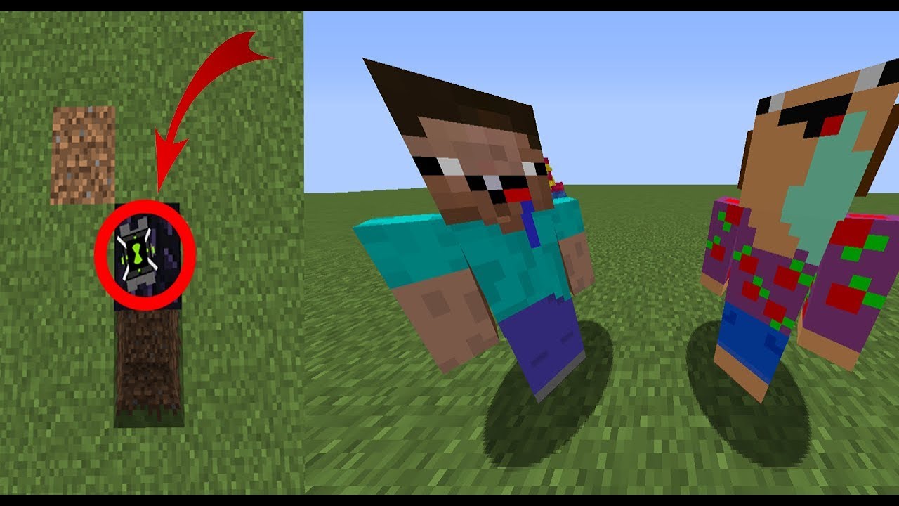 2 NOOB CONSIGUEN EL OMNITRIX BEN 10 DE TERROR MINECRAFT TROLLL