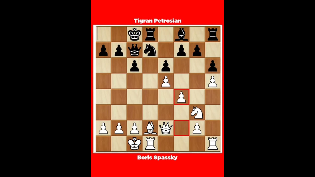 Boris Spassky vs Tigran Petrosian √ Ch World Match Moscow Russia, 1966.