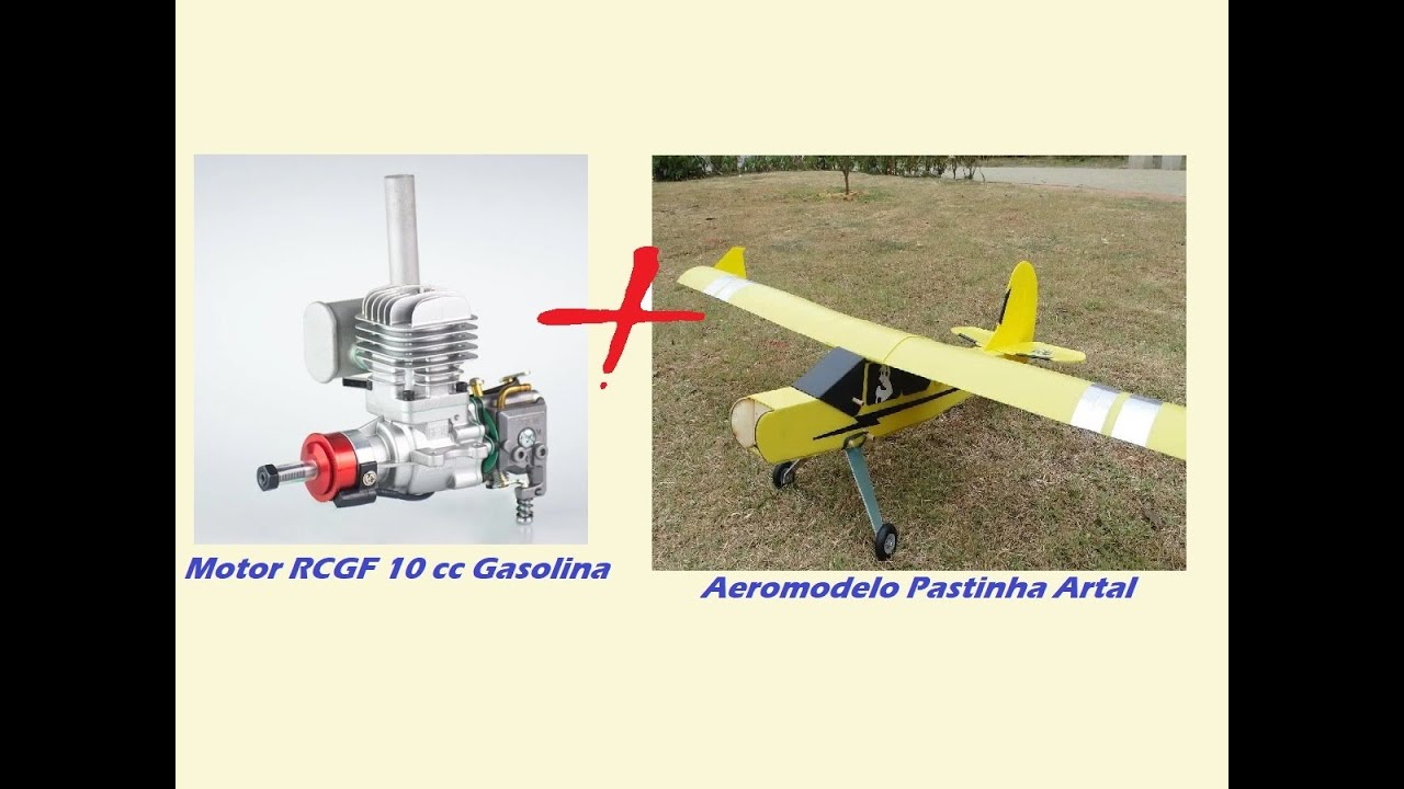 RCGF 10cc e Pastinha Artal (piloto iniciante)