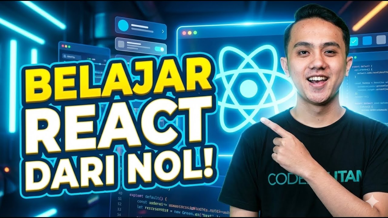 Belajar React JS dari Nol – Bikin Aplikasi Daftar Buku! (Part 1)