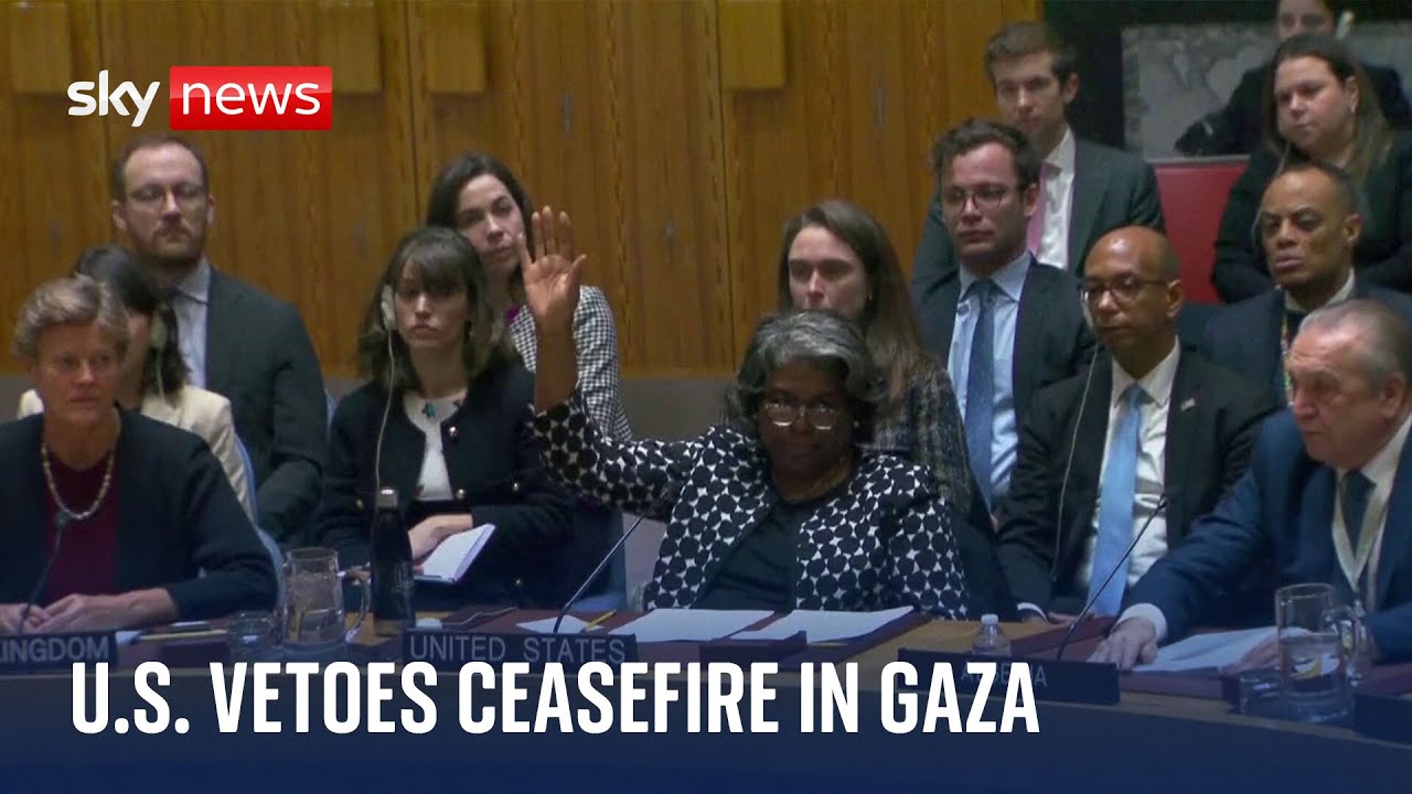 US vetoes UN resolution for immediate ceasefire | Israel-Hamas war