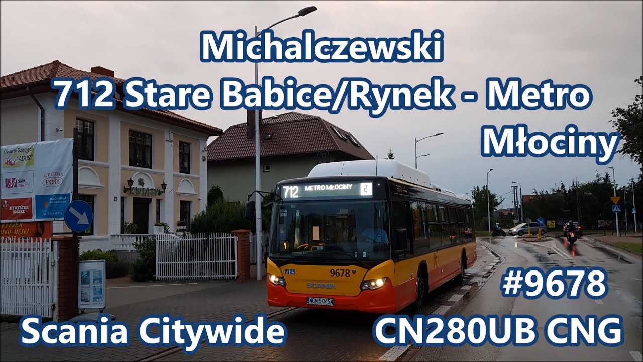 Michalczewski - linia 712, Scania Citywide CN280UB CNG #9678