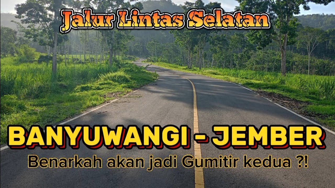 Terputus !? Seperti inilah ujung dari JLS Banyuwangi - Jember yang akan menjadi Gumitir kedua nanti.