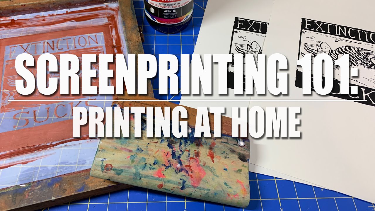 How to Screen Print at Home | Screenprinting 101