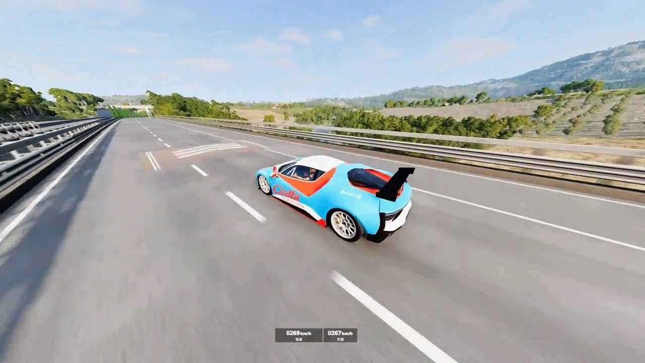 BeamNG DRIVE - 12x speed platform - high speed platform