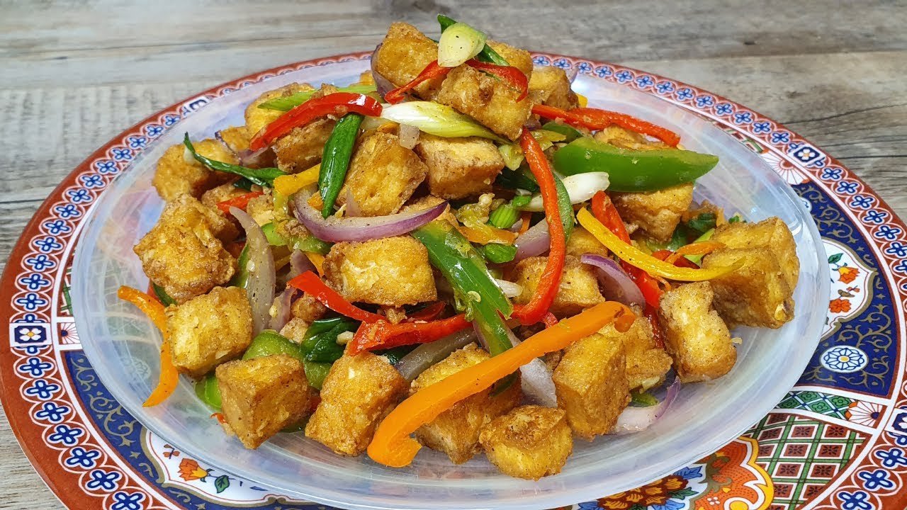 Hong Kong Tofu | Pepper Tofu ( VEGAN ) - Episode 1000