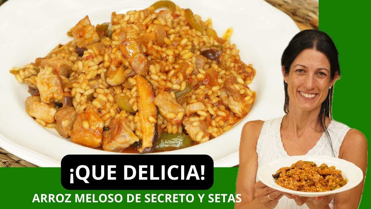 ARROZ MELOSO DE SECRETO Y SETAS: 😋 ¡Una Verdadera Delicia!