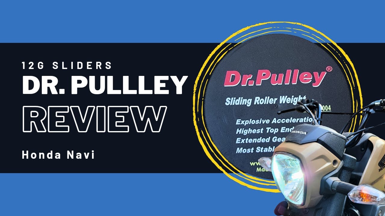 Short Rider POV // Dr Pulley Sliders vs Stock Honda NAVI Rollers