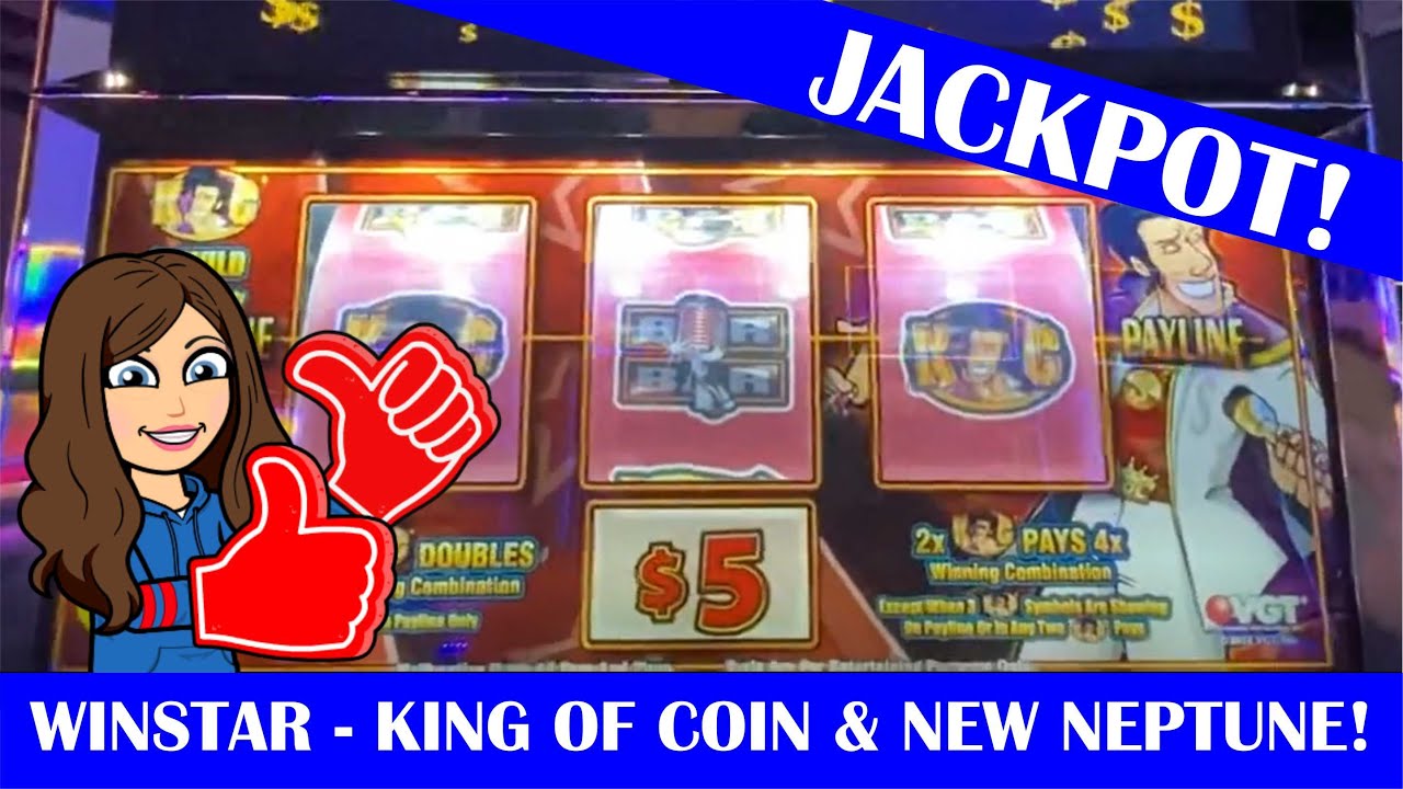 VGT KING OF COIN SLOT MACHINE - MAX BET JACKPOT! NEW GIANT HUNT FOR NEPTUNE'S GOLD! WINSTAR!
