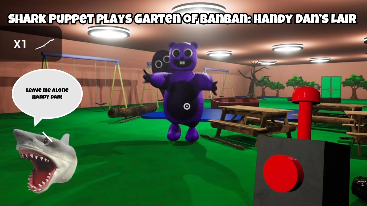 Фильм SB: Shark Puppet играет в Garten of Banban: Handy Dan’s Lair!
