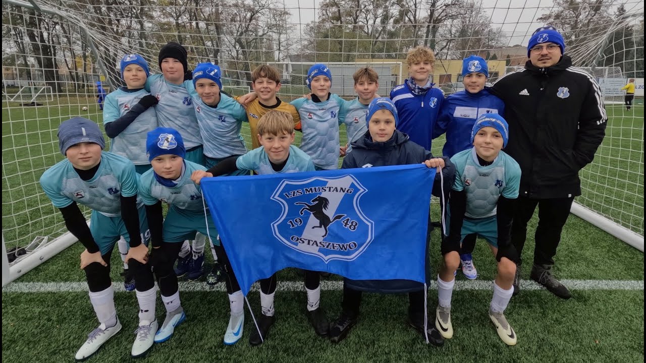 Bramki z meczu Mustang Ostaszewo - Pomorzanin Toruń (kat. młodzik, U-13), 10.11.2024