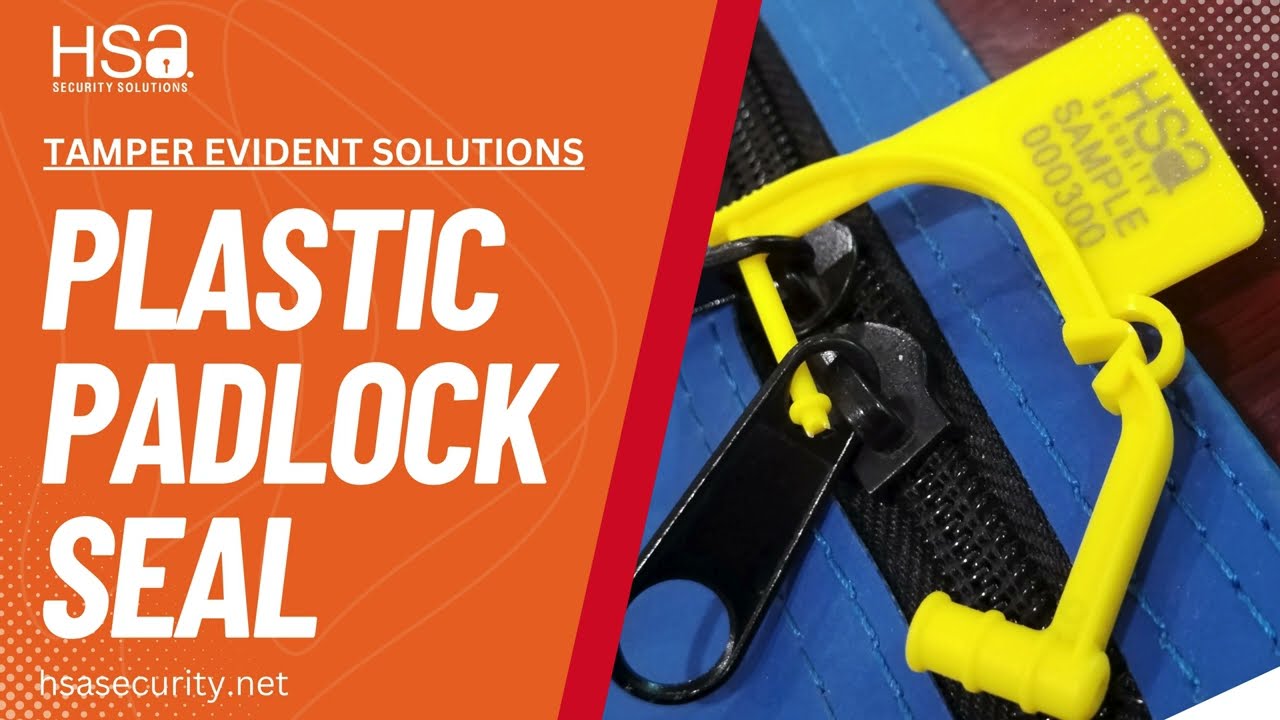 Tamper Evident Plastic Padlock Seal - HSA Security Solutions