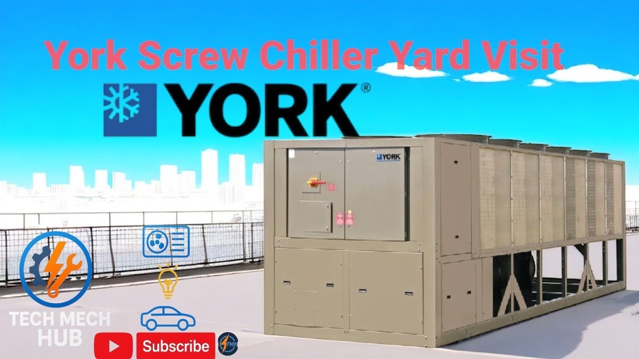 YORK Chiller Yard Tour | Chilled Water System & Pump Room Walkthrough | Tech Mech Hub