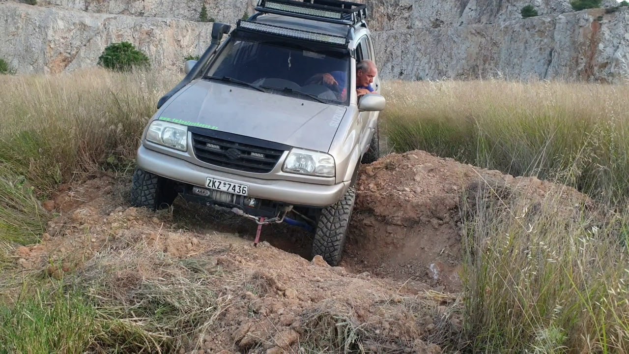 Off road track 4x4 SUZUKI  JIMNY & GRAND VITARA (Dias land, suspension test) @ 4K  HIGH FR30