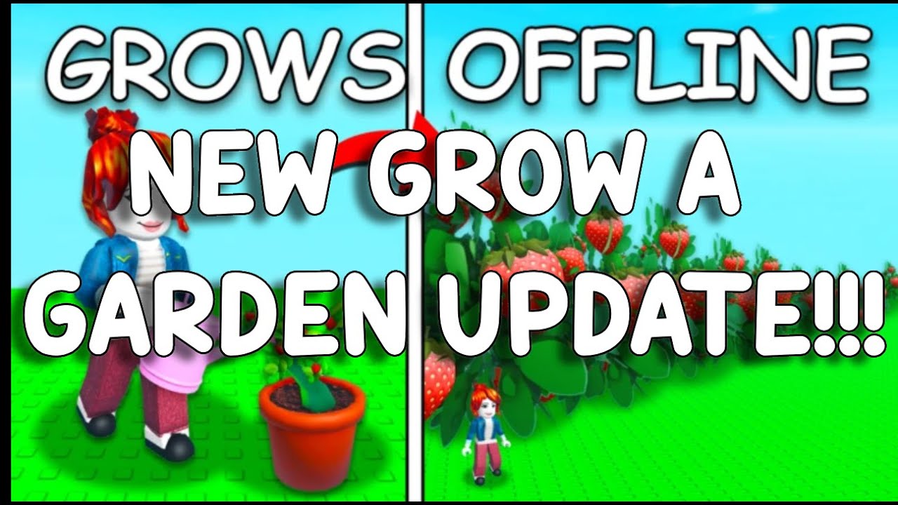 🔴LIVE!🔴NEW GROW A GARDEN UPDATE | MONSTER MASH + MORE!!!