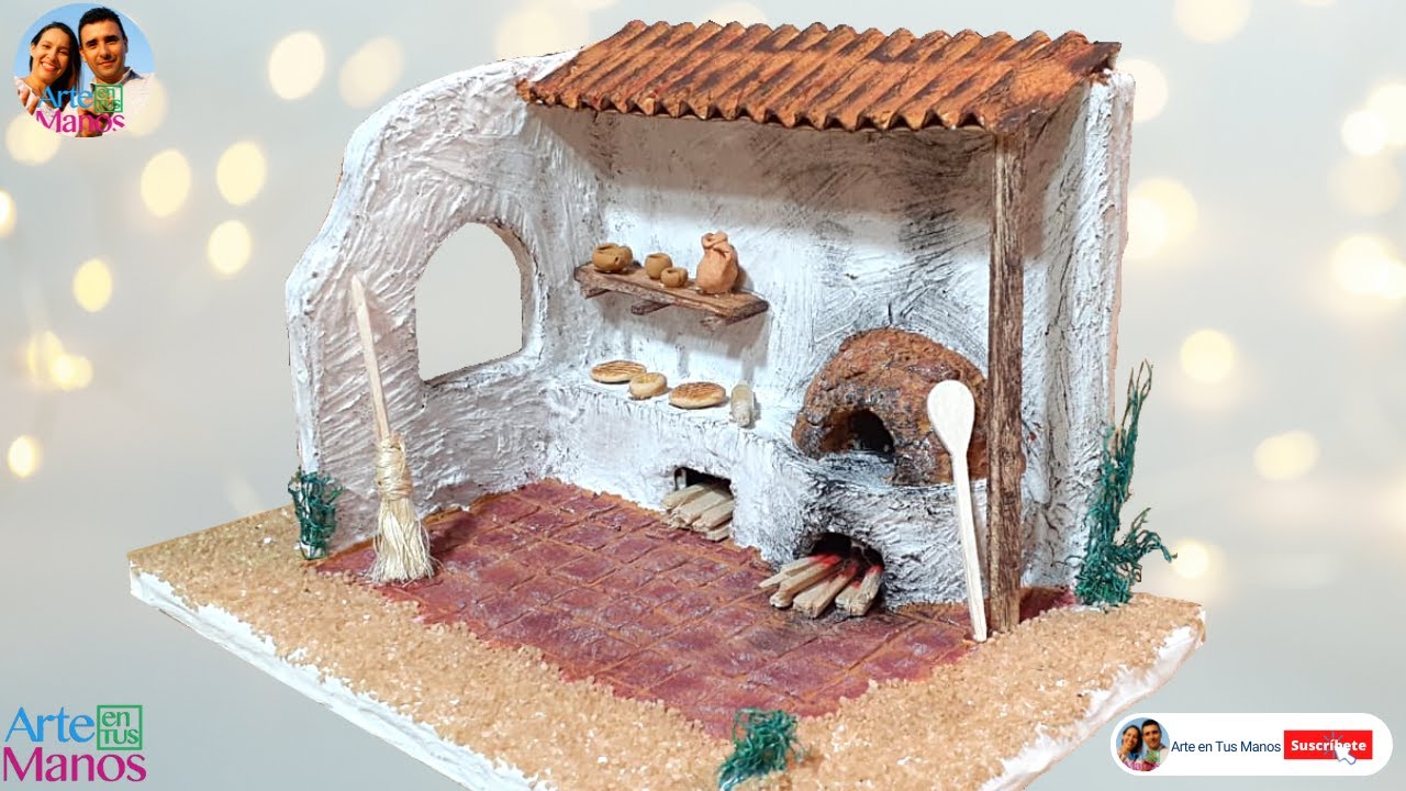 🔴Cómo Hacer COCINAS ANTIGUAS Para Pesebres, Belenes, Tutorial con Arte en Tus Manos
