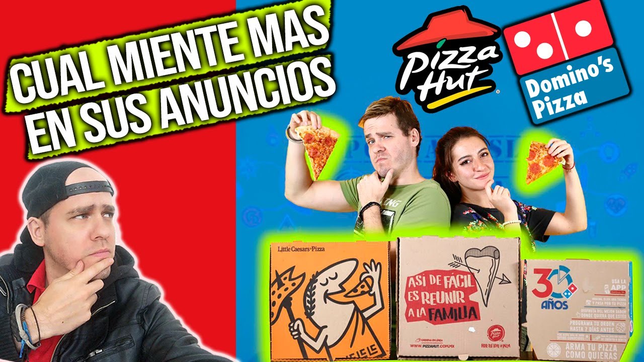 ¿Cual es la mejor pizza? Dominos  vs pizza hut, vs little caesars  Pongamoslo a prueba