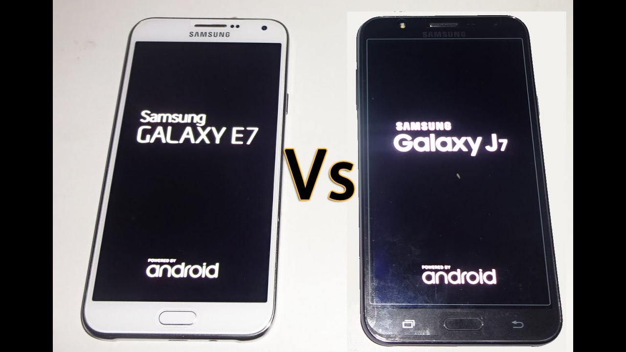 Samsung Galaxy J7 Vs Samsung Galaxy E7