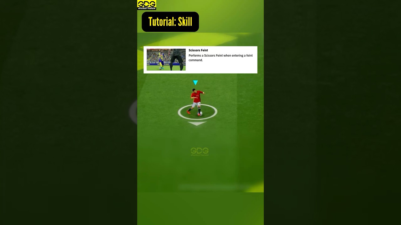 Tutorial Dribbling Skill : Scissors Feint ✂️✂️ efootball 2026 