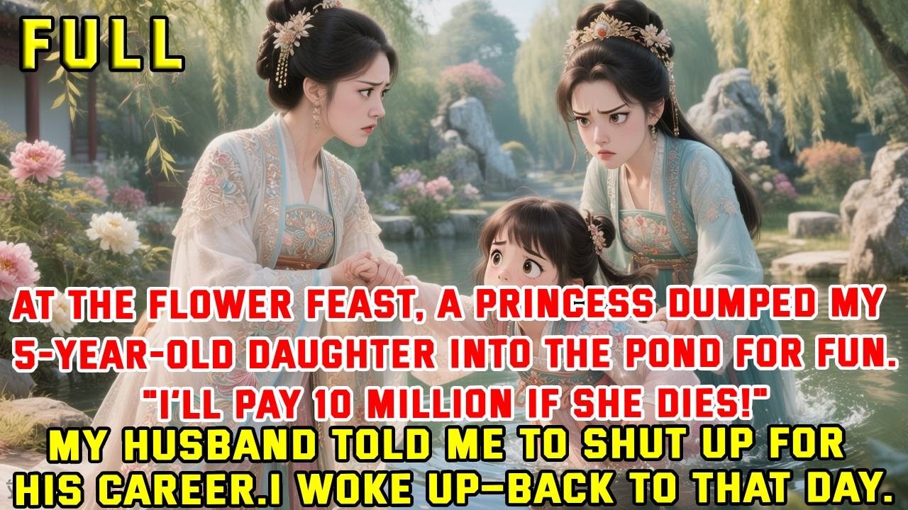 At the flower feast, a princess dumped my 5-year-old daughter into the pond for fun.