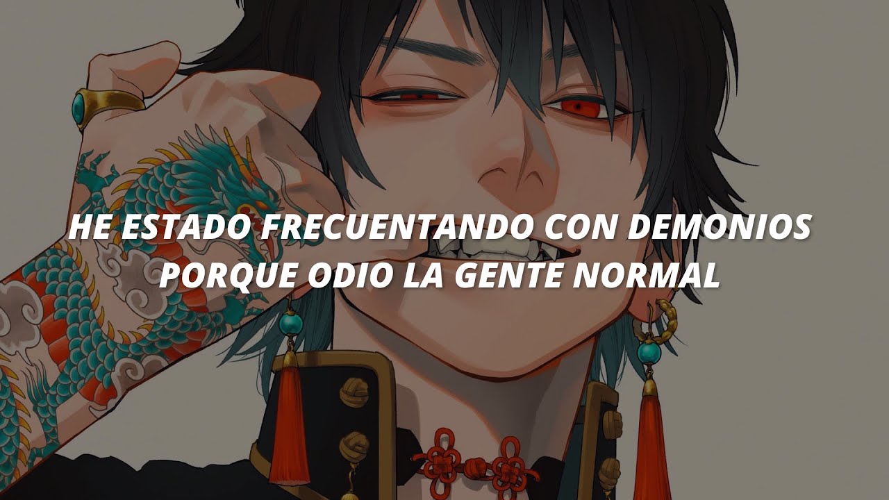 te sentir&aacute;s como el villano principal 🖤