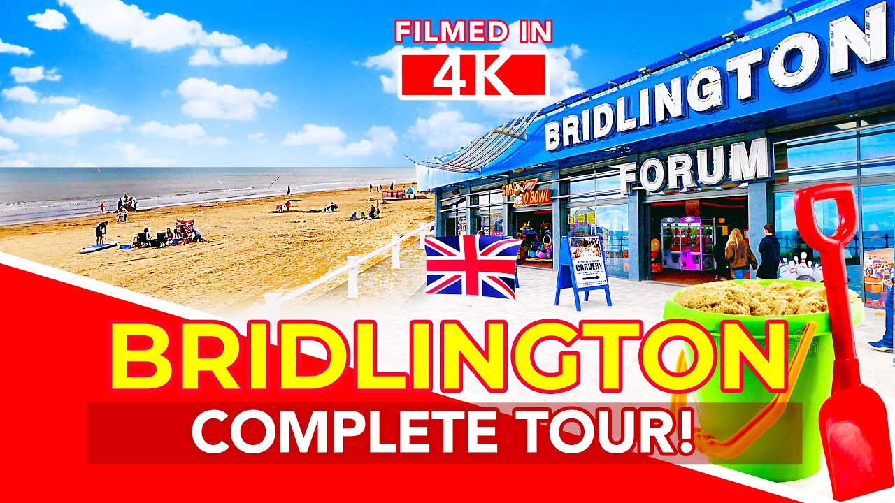 BRIDLINGTON | Complete tour of Bridlington Yorkshire England from the Funfair to Bridlington Beach