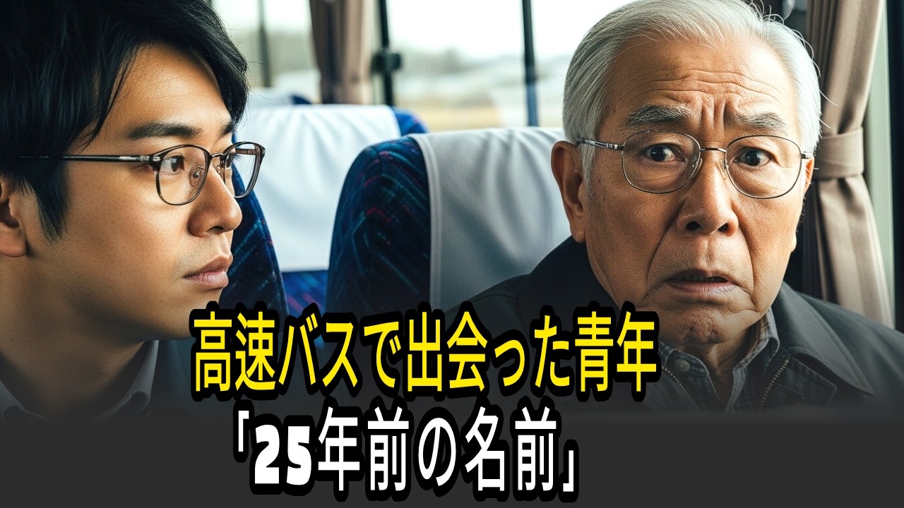 大富豪の会長は、自分の実の息子だとは知らずに、偶然高速バスの隣の席に座り、25年前に別れた妻の名前を聞いた瞬間、思わず驚いてしまうのだが&hellip;｜実話｜感動する話｜オーディオブック