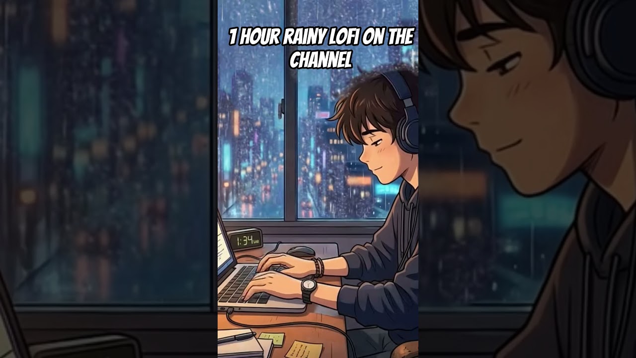1 Full Hour Rainy Study Session: https://youtu.be/1As_t9kY6R4?is=unzXlAYTrtt31Fpq    #shorts