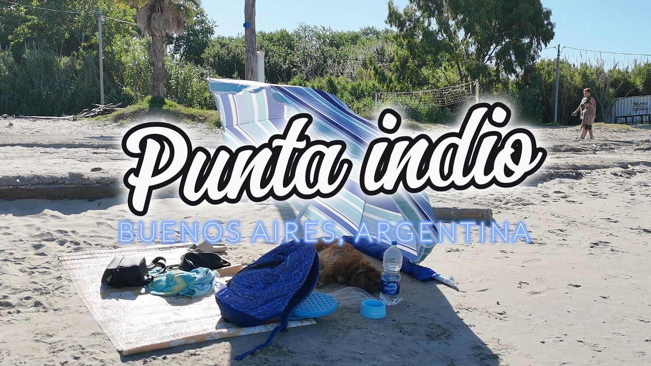 Imágenes de la playa de Punta Indio, Diciembre 2024