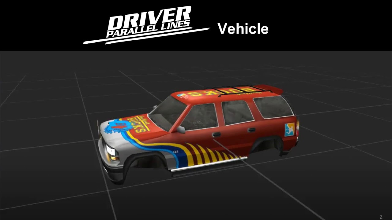 All Driver: Parallel Lines vehicle model view (Part 3/3)