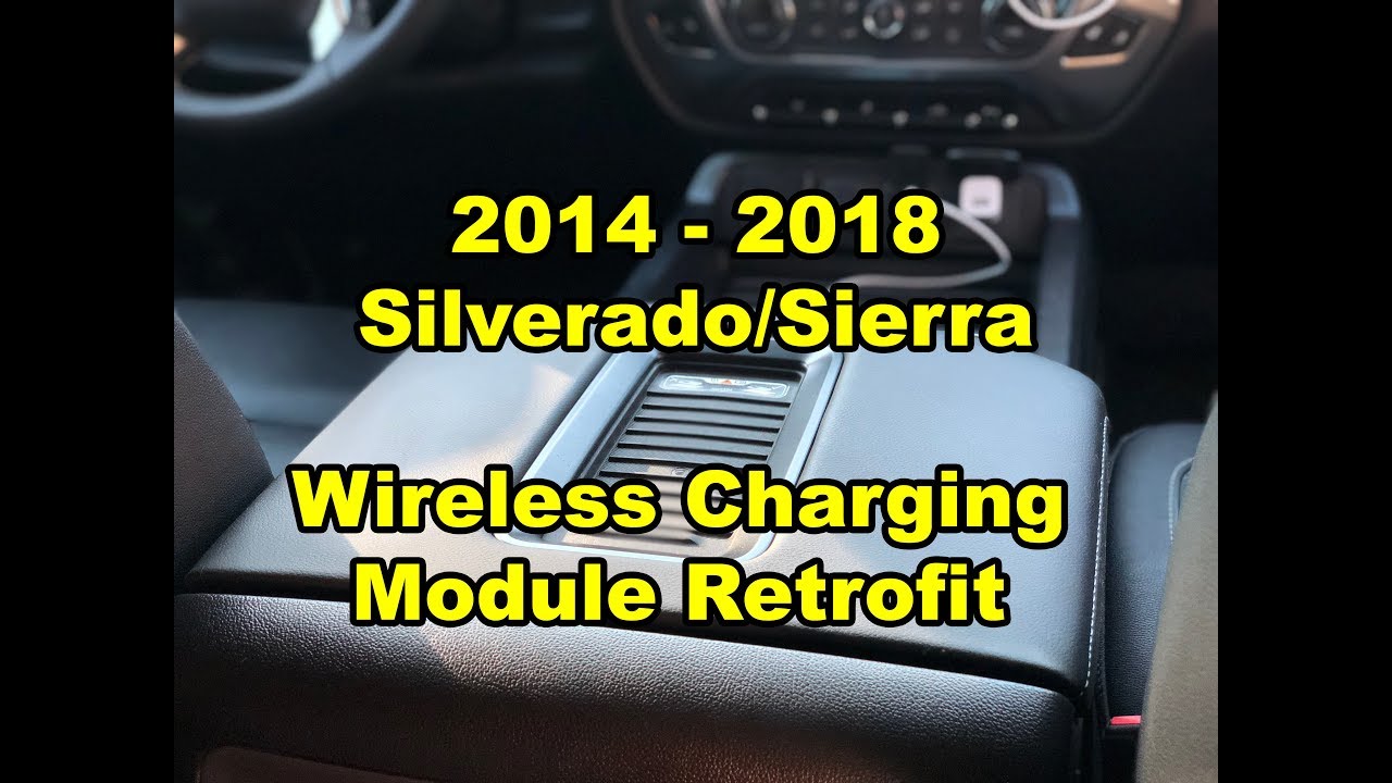 2014–2018: GM Silverado/Sierra — модернизация модуля беспроводной зарядки крышки багажника