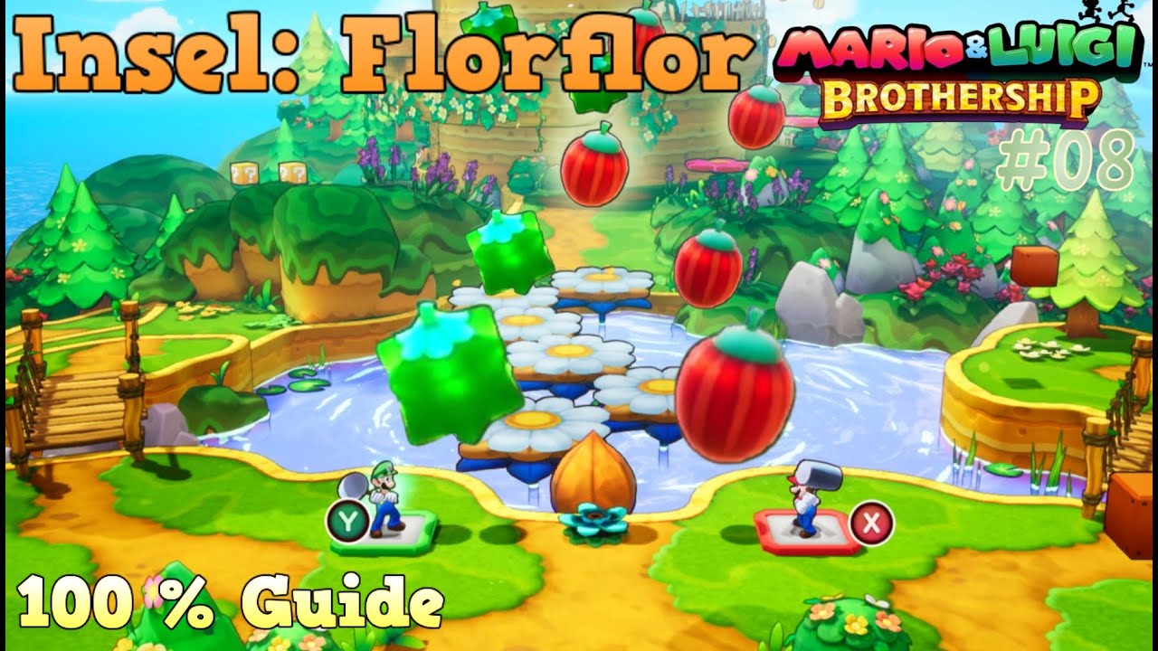 Mario & Luigi: Brothership #08: Befahre die neue Strömung - Lösung Florflor Insel - Leuchtturm