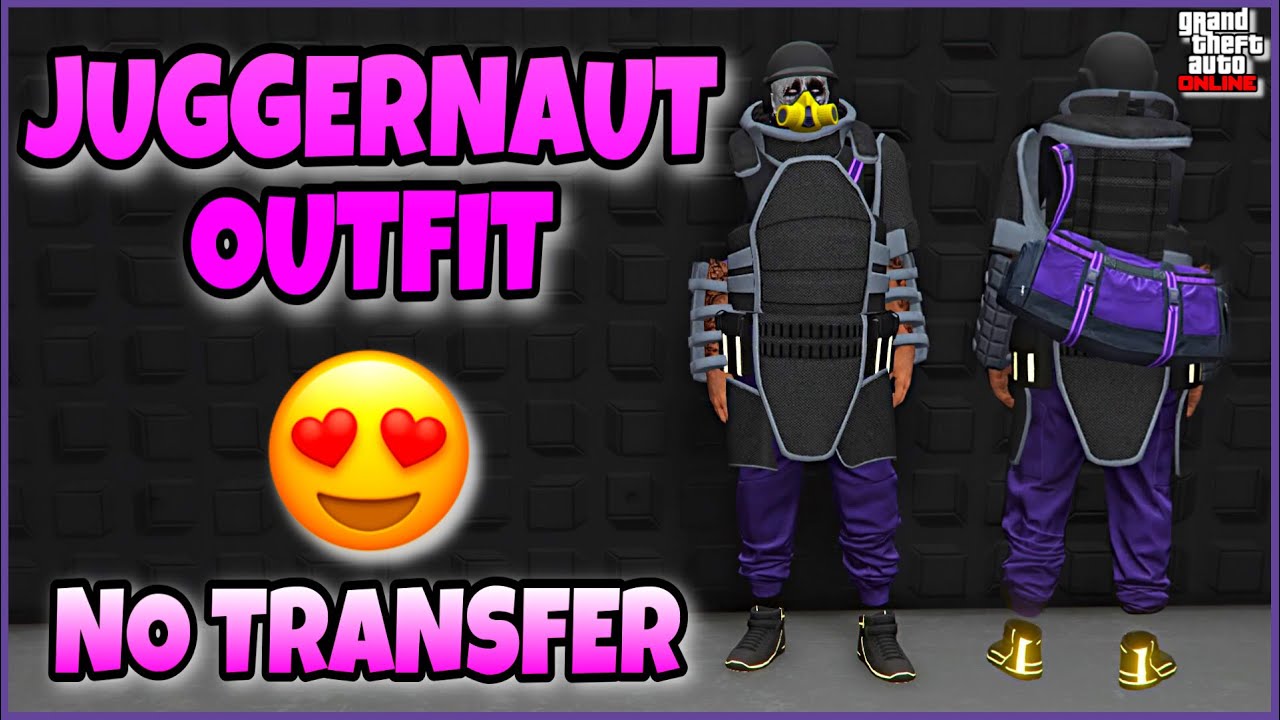 💥🔴CONJUNTO MOD JUGGERNAUT PARA PERSONAJE MASCULINO ✅SIN PERDER NADA!✅ GTA V ONLINE